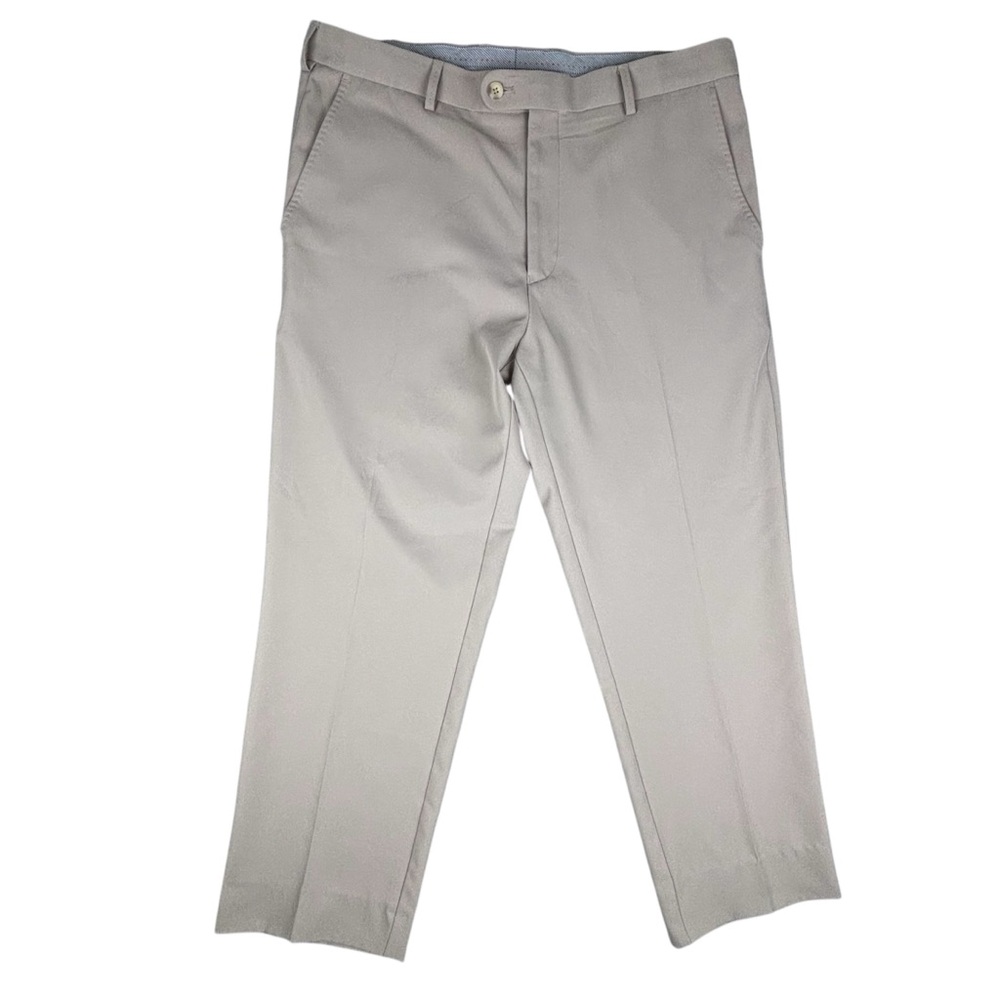 Peter‎ Millar Crown Sport Pants Men 36x27 Beige Durham High Drape Performance